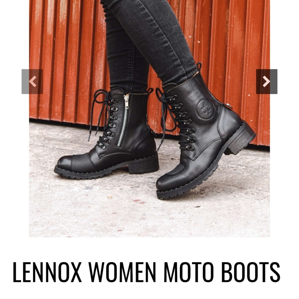 Umberto Luce moto boots